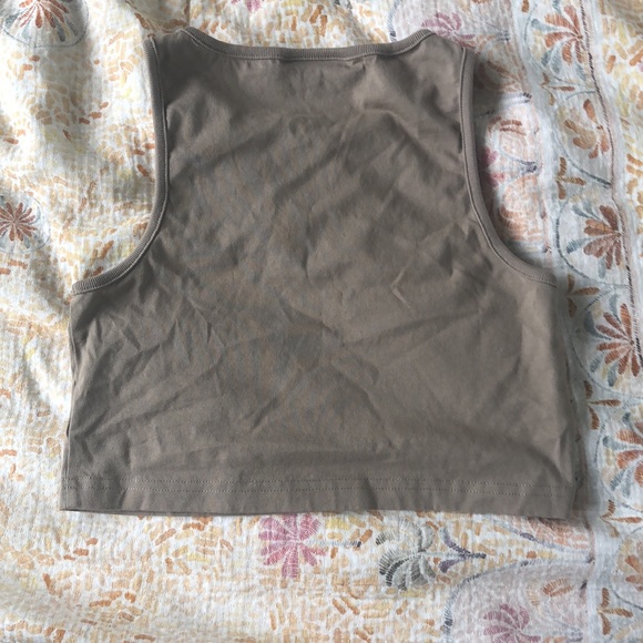 light brown broken planet market tank top - Picture 2 of 3